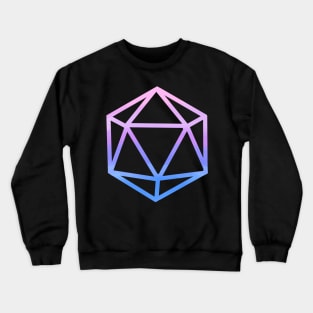 Bisexual Bard: DnD pride Crewneck Sweatshirt